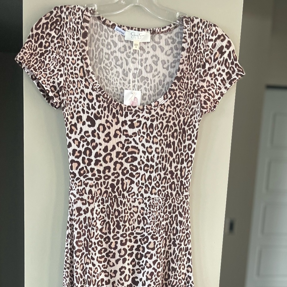 Jessica Simpson Leopard Print Dress
